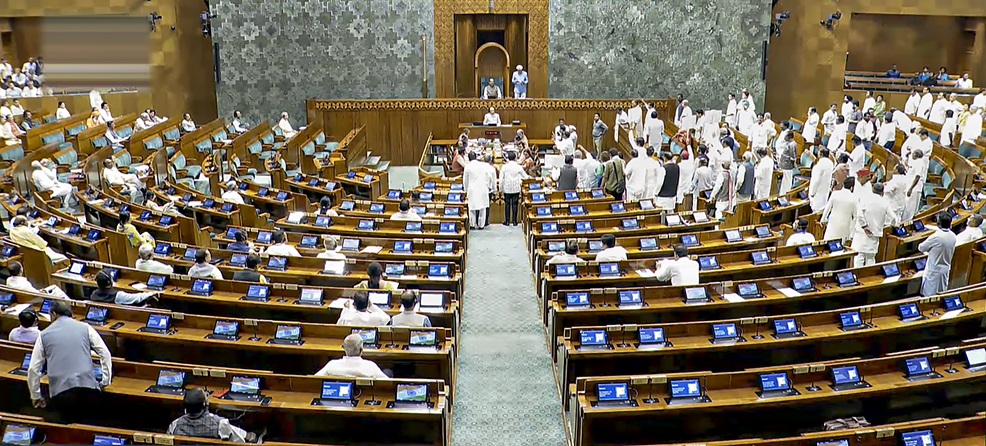 Lok Sabha adjourned till 2 PM amid protests by treasury over 'threat' to PM Modi's life